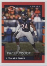 2017 Panini Donruss Press Proof Red Leonard Floyd #259 0x1