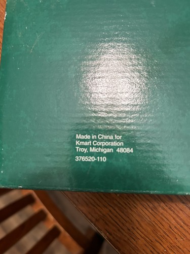 Vintage Kmart Christmas Trim A Tree 49 Piece Wooden Ornaments Original Box READ - Picture 8 of 8