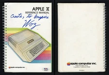 Steve Woz Wozniak SIGNED Apple II Reference Manual Computer PSA/DNA AUTOGRAPHED
