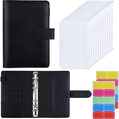 Budget Planner A6 Budget Binder Finanzplaner Schwarz