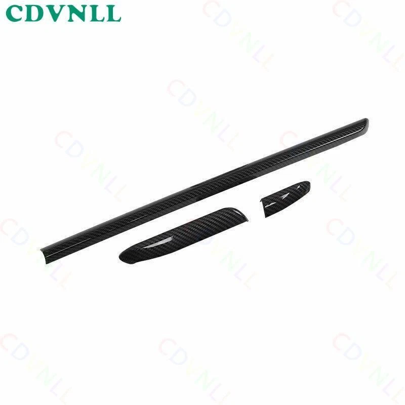 Faixa de painel console central fibra de carbono ABS para Audi A3 S3 RS3 14-21 - Imagem 2 de 4