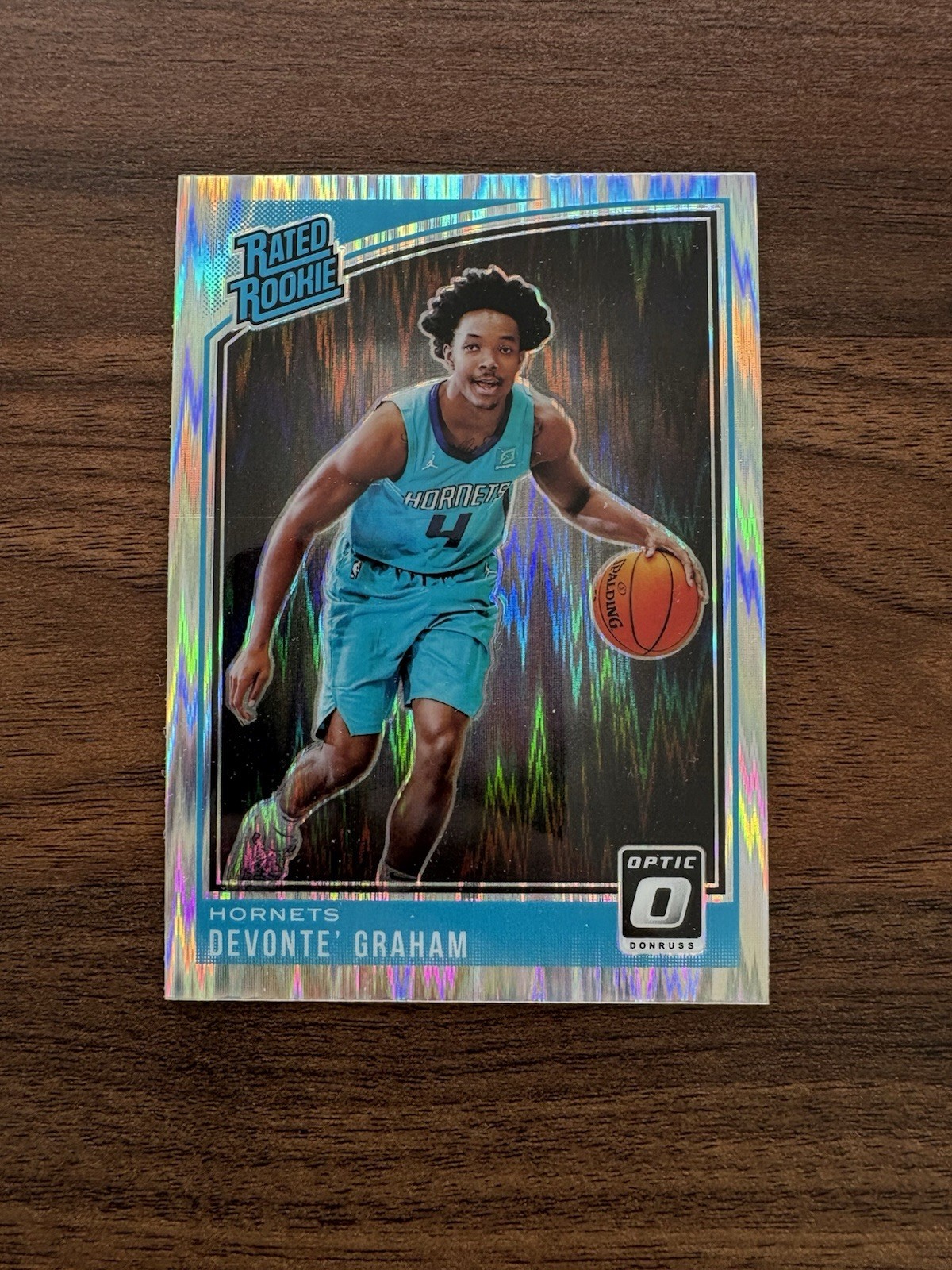 2018 Panini Donruss Optic: Devonte Graham Shock Prizm Rookie RC #189 NM