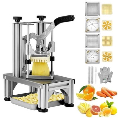 Commercial Vegetable Dicer Vegetable Chopper 4 Blades French Fry Cutter