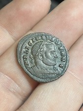 RARE 315-316 Follis Licinius I Roman Empire Ancient Old Coin Sol Standing XF