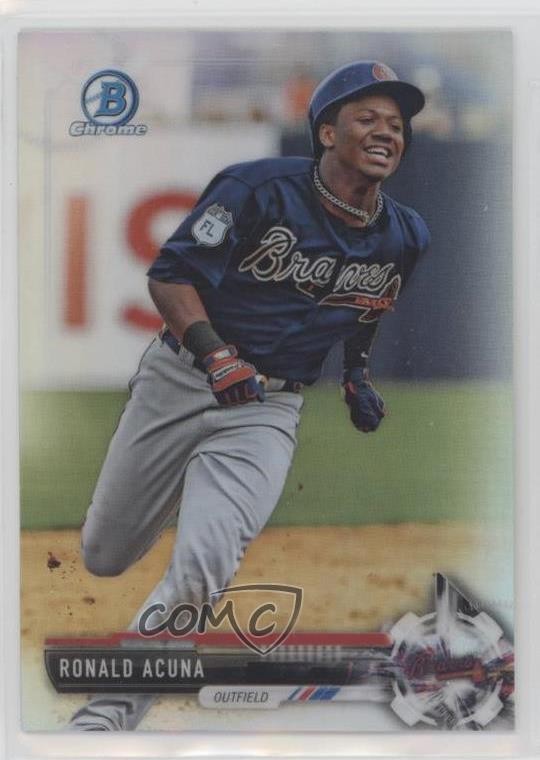 2017 Bowman Draft Chrome Refractor Ronald Acuna Jr Ronald Acuna #BDC-39 05t7