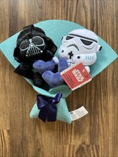 STAR WARS Valentine Medium 13-inch Bouquet Plush Darth Vader  Stormtrooper