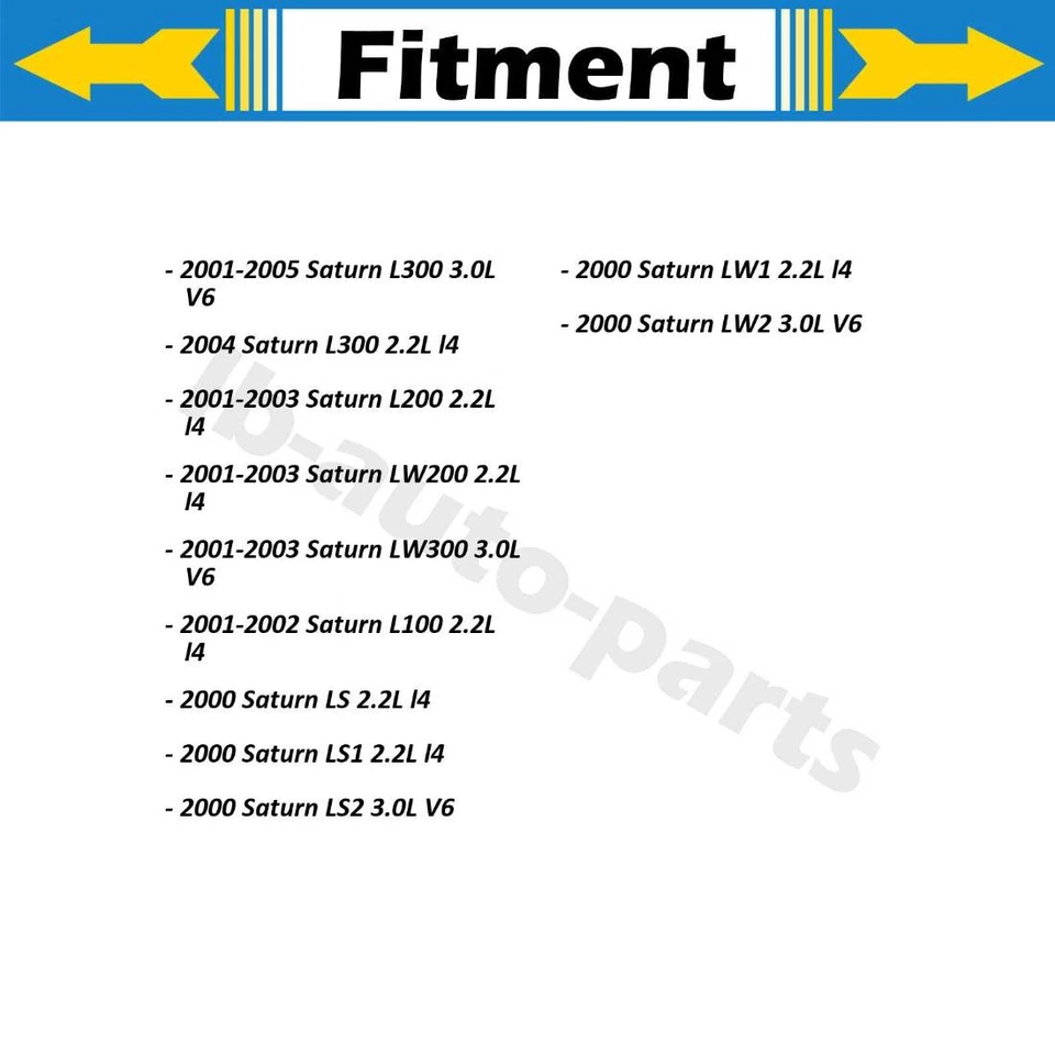 Manguera de freno delantera trasera 4x para Saturn LW200 2,2 L 2001-2003 Foto 2 de 4