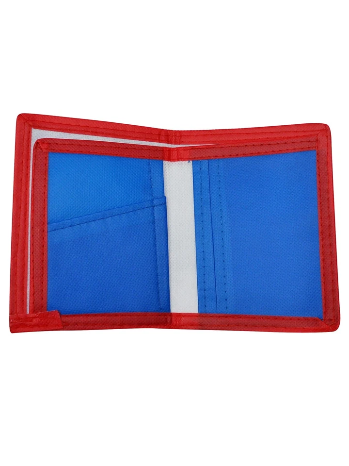 Boys Mickey Mouse Clubhouse Bi-Fold Wallet Red Blue - Image 3 of 4