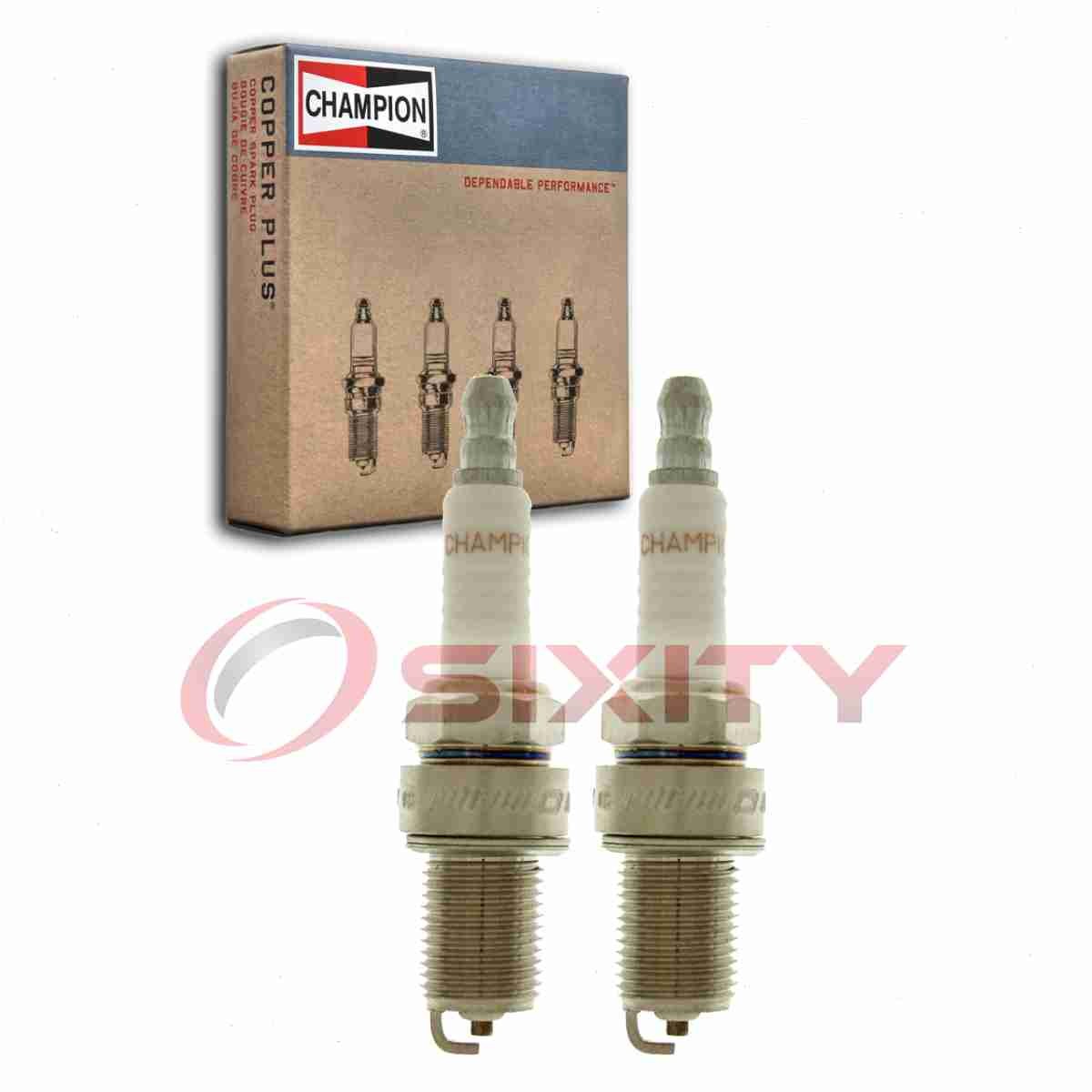 2 pc Champion 794 Spark Plugs for R5672-9 C61YC AR3911 7173 Ignition Wire dw