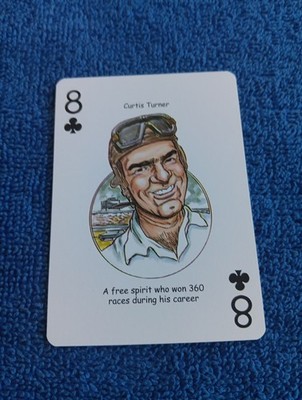 Curtis Turner Card American Racing Hero Decks Playing Cards Nascar Card