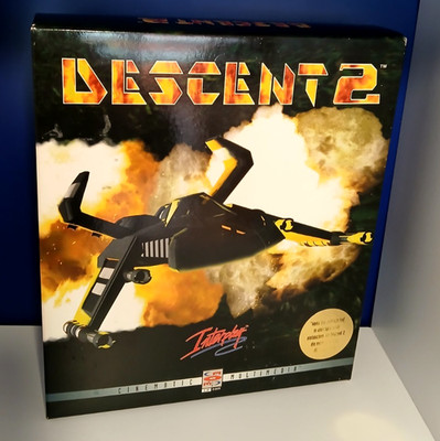 Descent 2 - Retro PC Spiel - Big Box / Interplay 90´s  