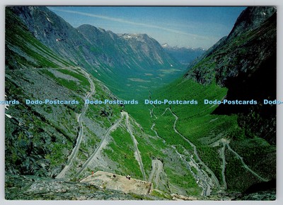 D308887 Norwegen Norge Romsdal Trollstigveien Bergstraße Mittet Dreyer AK