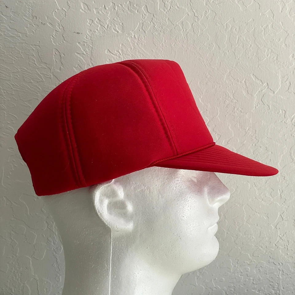 De Colección Años 80 KENWORTH Trucker Sombrero Rojo Logo Parche Espuma Aislado Snapback Retro Nissin Foto 3 de 4