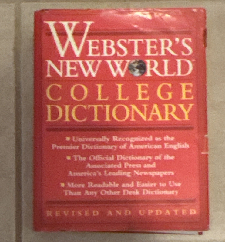 Webster's New World College Dictionary Hardcover Revised & Updated Reference