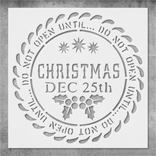 Christmas Tree Holiday Decor Reusable Stencil Template - StencilAir