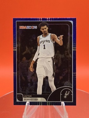 2025-26 Topps NBA Hoops Victor Wembanyama Spurs Blue Sparkle /149 Spurs #30