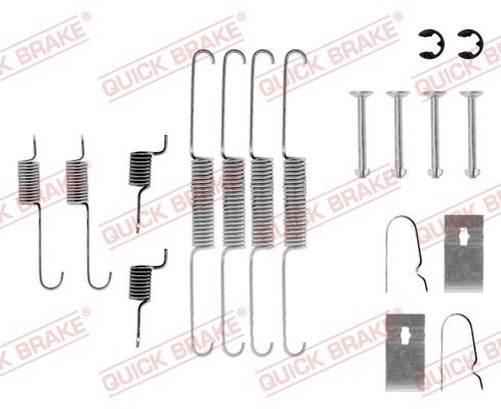 Quick Brake 105-0636 ZubehöRsatz Bremsbacken FüR Ford, Ford Africa-image