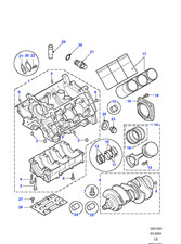 Land Rover Plate Cylinder Head Water Gallery Closing Fits Freelander LDL100180L