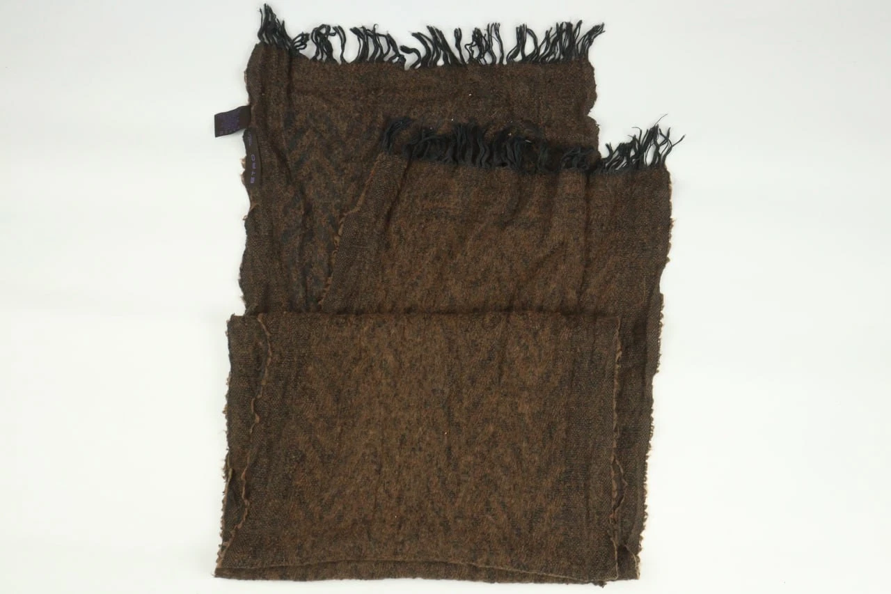 Etro Brown Silk Wool Blend Fringed Patterned Made In Italy Textured Wrap Scarf
Opens in a new window