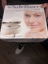 New NuBrilliance Professional In-Home Microdermabrasion Kit Dual Action