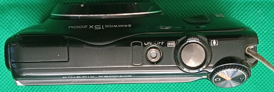 Black Fujifilm FinePix F Series F500EXR 16MP Digital Camera Tested + Working, photo 4 of 5