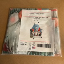 Christmas Gnomes Premium Kitchen Apron Water Resistant Holiday Winter USA Made