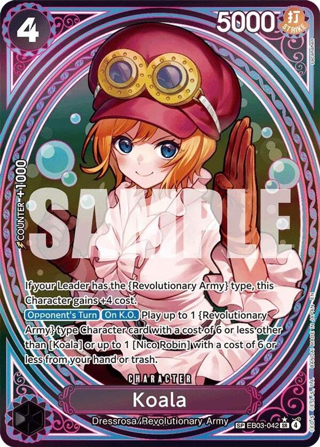 One Piece Koala (EB03-042/102) EB03 One Piece Heroines Edition NM FOIL- SP