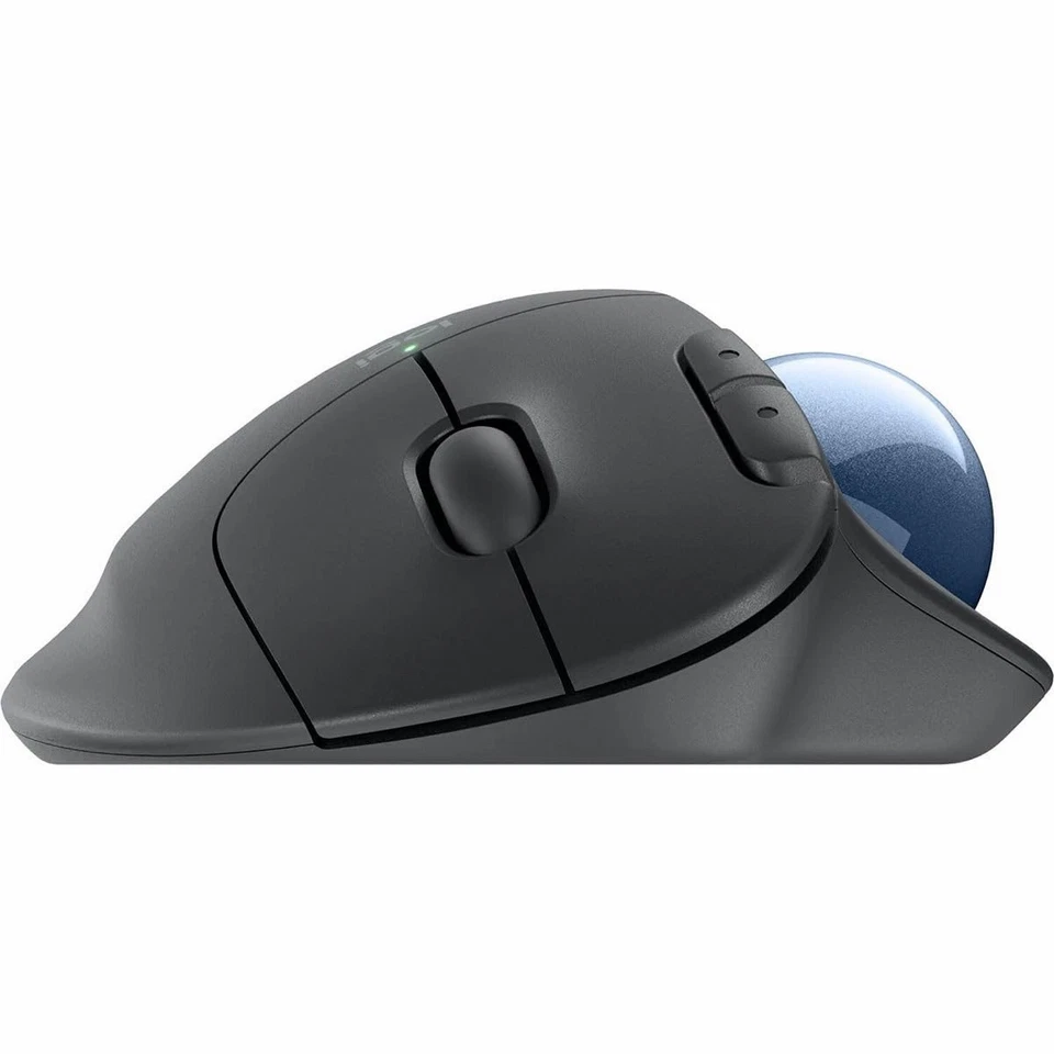 Logitech Ergo M575S Wireless Ergonomic Trackball Mouse (Black) *NEW* - Image 3 of 4