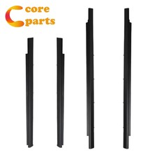 4x Door Window Belt Molding Trim Seal Weatherstrip for Toyota Sequoia 2001-2007