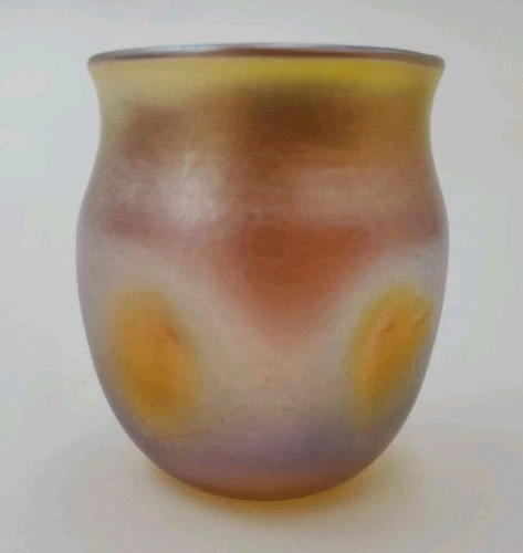 Antique Art Glass Louis Comfort Tiffany L.C.T. Favrile Vase/Cordial