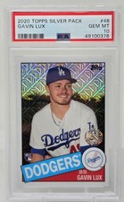 2020 Topps Chrome 1985 Refractor GAVIN LUX RC CARD PSA 10 GEM MINT