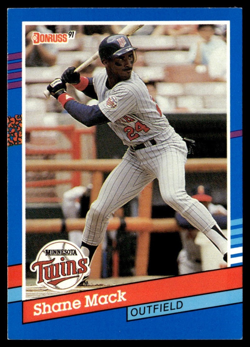 1991 Donruss Shane Mack Minnesota Twins #320