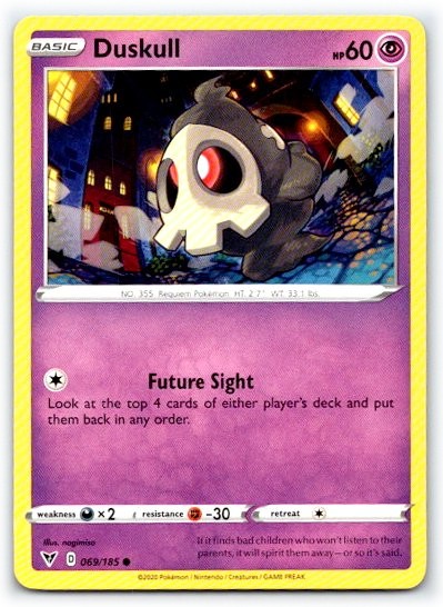 Duskull 069/185 ~ English Near Mint