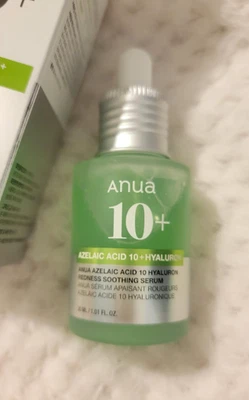 Anua Acid 10 Hyaluron Redness Soothing Serum Facial Spot Care 30ml 1oz