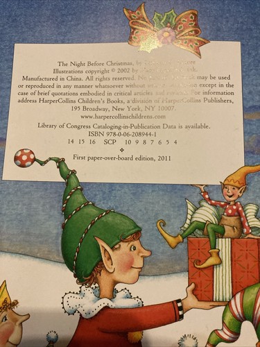 The Night Before Christmas By Moore illustrator Mary Engelbreit 2002 1st Edition - Picture 8 of 8
