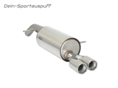 Ragazzon Sportauspuff Citroen DS3 Racing 1.6 THP 2x80mm gerollt versetzt