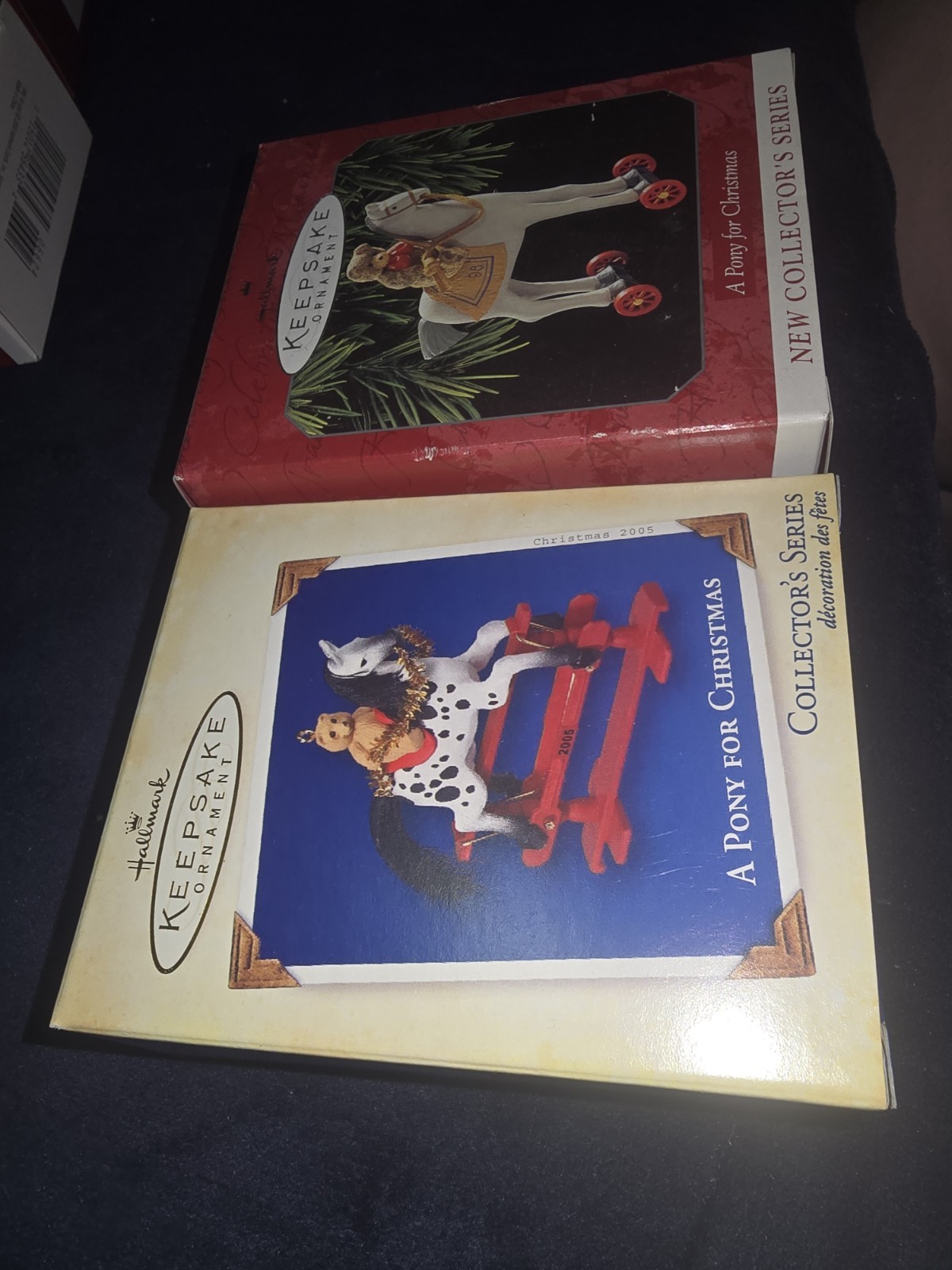 Hallmark Christmas ornament set of 2