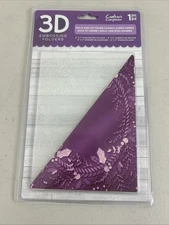 GEMINI CRAFTERS COMPANION 3D CHRISTMAS EMBOSSING FOLDER 5 X 7 PRETTY POINSETTIA