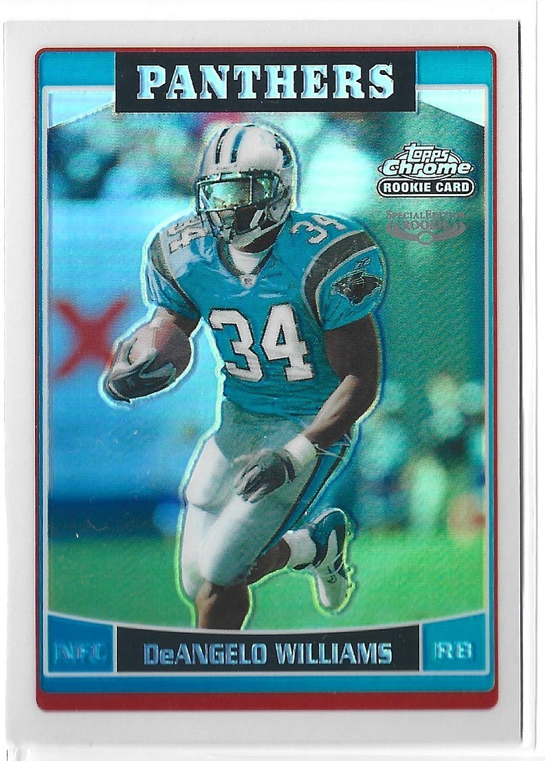 DeAngelo Williams 2006 Topps Chrome Refractor #228