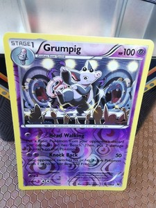 Pokémon TCG Grumpig Fates Collide 31/124 Reverse Holo Rare