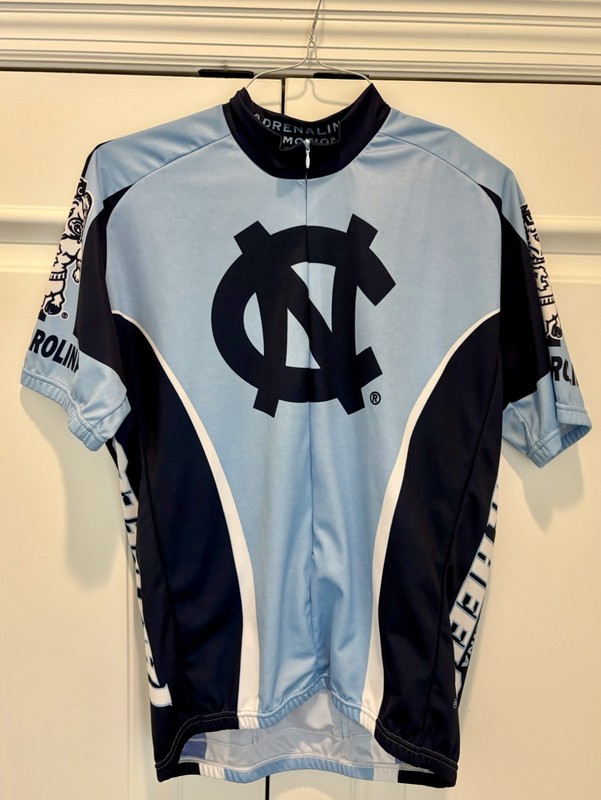 Men’s North Carolina Tarheels Cycling Adrenaline Promotions Jersey Blue NCAA