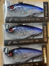 13 Fishing El Diablo 75 (lot of 3) Lunar Shad