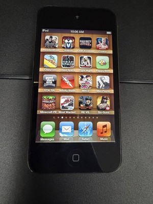 Apple iPod touch 4th 32gb 160 Retro Games Voltron Resident Evil