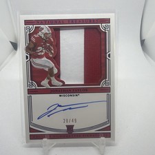 2020 National Treasures Collegiate Jonathan Taylor Blue Rookie Auto 20/49