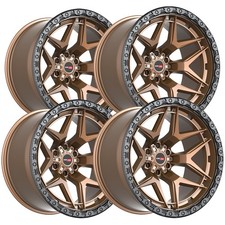 Set Of 4 Vortek Vrt-603 20x12 6x1356x5.5 -44mm Bronze Wheels Rims 20 Inch