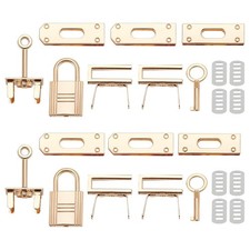 24pcs Alloy Bag Lock Clasp Set, 2 Sets Purse Closure Hardware DIY Bag Making ...