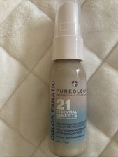 Pureology Color Fanatic Leave-In Spray 1oz Heat Protect Detangle ColorSafe Vegan