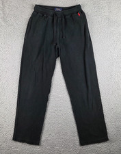 Polo Ralph Lauren Sweatpants Mens S Black Thermal Waffle Knit Lounge Pants