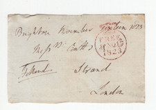 Henry Vassall-Fox, 3rd Baron Holland Signed Free Front 1823 / Autographed