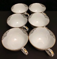 Porzellan Kaffee Tassen Ersatz - PMR Porzellanmanufaktur Jaeger & Co. um 1920